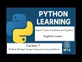 Python Learning in English W3Schools com Python Full Course Programming Class in English