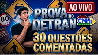 [🔴LIVE 15h] EXAME TEÓRICO DO DETRAN 2026 - CNH DO BRASIL 2026 - LEGISLAÇÃO DE TRÂNSITO #37