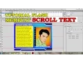Membuat Teks Gulung Menarik Scroll Text Tutorial Flash
