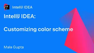 IntelliJ IDEA Customizing Color Scheme