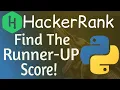 Find the Runner-Up Score HackerRank Solution Hackerrank Find the Runner-Up Score solution python