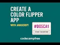Simple JavaScript Project for Beginners Color Flipper using JavaScript