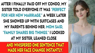 After I Finally Paid Off My Condo, My Sister Told Everyone It Was “Perfect For Her New Marriage.”