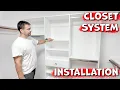 How To Install Closet Evolution Closet System Installation