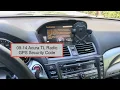 How to input radio navigation anti theft code on 2009-2014 Acura TL