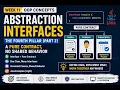 OOP Abstraction Interfaces Explained Pure Contract Multiple Interfaces Java Examples Khmer