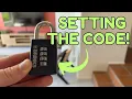 How to Set the Code on the Brinks Lock