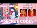 *3 NEW CODES!!* \u0026 25 SECRETS IN THE NEW *WINTER UPDATE* IN DRESS TO IMPRESS + SECRET CODE!!