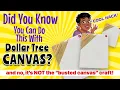 EVERYONE SHOULD TRY THIS Easy Dollar Tree Canvas HACK