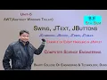 Java Swing Jtextfields JButtons JCombobox JTabbedpanes JScrollbar JTree-JTable By Neetish
