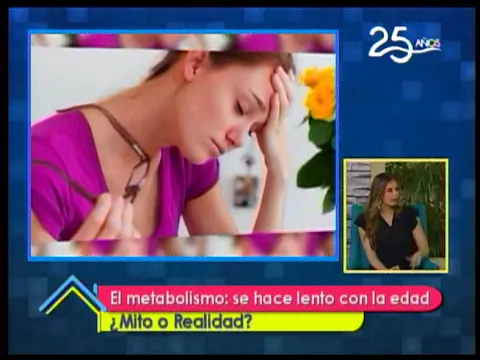 El metabolismo se hace lento con la edad ¿Mito o realidad?