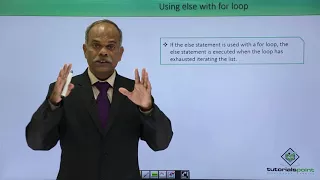 Python - Using Else with For Loop