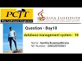Data Base Task 18 1st Year Java Institute Sanithu Ruwanpathirana