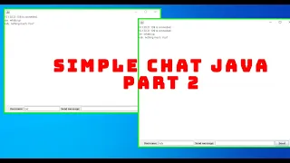 Simple Chat Java Part 2 Creating Client Handler and Message