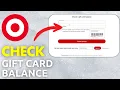 How To Check Target Gift Card Balance Quick Tutorial