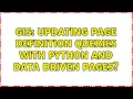 GIS Updating Page Definition Queries with Python and data driven pages
