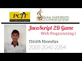 JavaScript 2D Game Development Selection Program - Java Institute For Advanced Technology