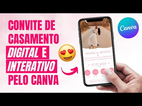 Download MP3 COMO FAZER CONVITE DE CASAMENTO GRATUITO NO CANVA | DIGITAL E INTERATIVO