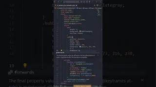 Bubble Pop Animation HTML CSS JavaScript