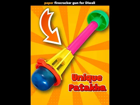 Diwali में use करों Paper Pataka Gun #diwali #pataka #viralvideos
