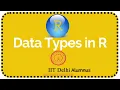 Data Types in R R Programming IIT Alumni