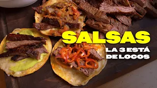 3 SALSAS para CARNE ASADA que nunca fallan 🔥🌶️🥩