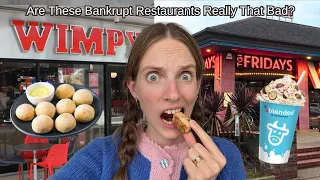 Eating at Bankrupt Restaurants Before They Disappear...