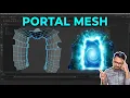 Lagu Het maken van meshes voor Portal VFX in Maya