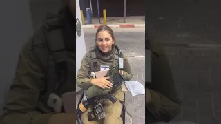 Israel Women Military Nice Smile Israel Army Short Shorts 