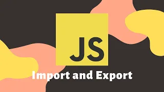 How to use import and export in javascript
