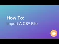 Import a CSV - Hive