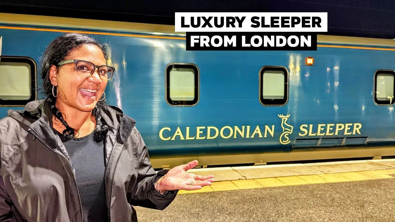 Caledonian Sleeper Train Double Bed From London To Glasgow, Scotland