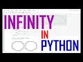 Infinity Symbol Designing In Python From Scratch - Full