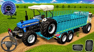 Real Tractor Driving Simulator 2026 | Indian Farming Transport - Android GamePlay