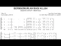 Download Lagu Bermazmurlah Bagi Allah - ALFA-OMEGA Group | MIDI Choir SATB dan Preview Notasi