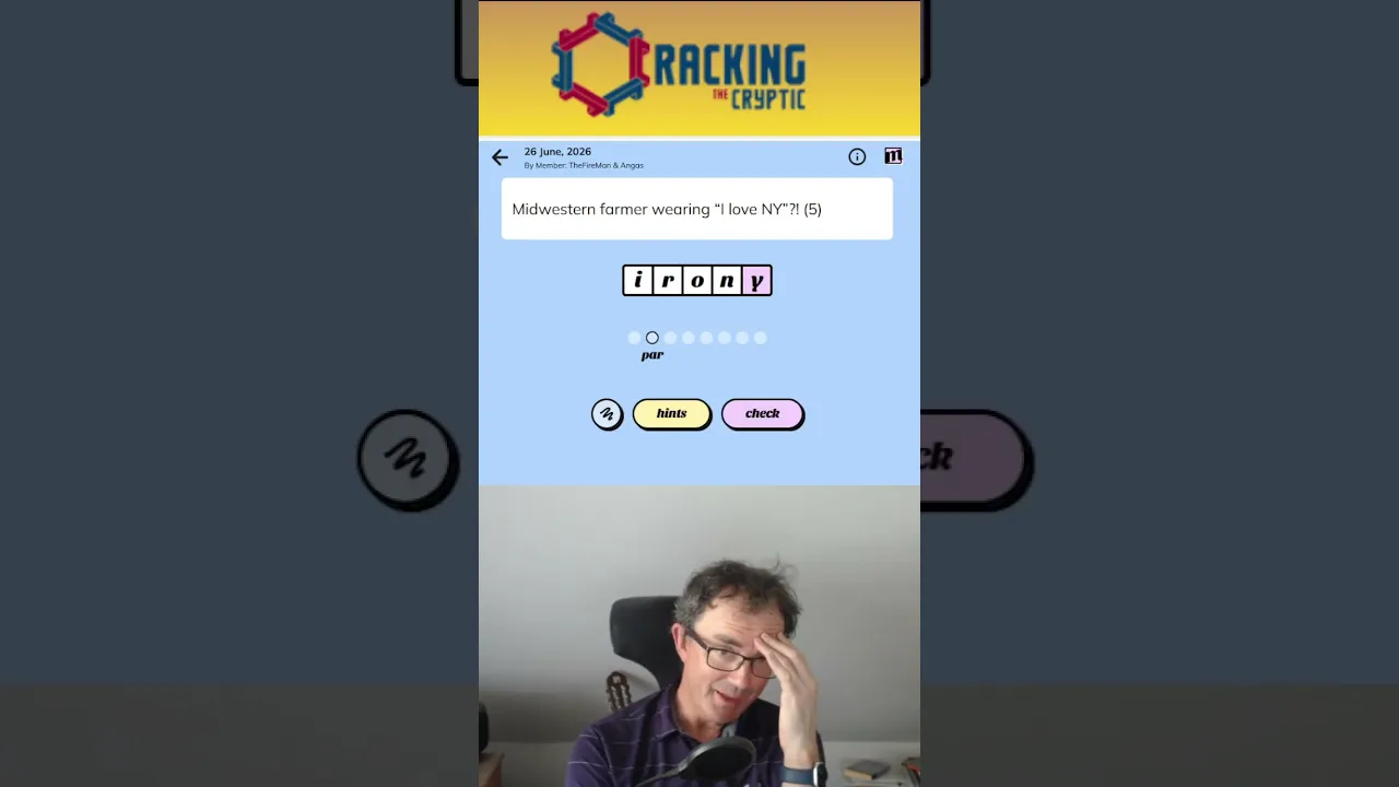 MinuteCryptic in a Minute - 26 June 2026 - WHAT?!?