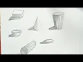 Basics of drawing 2D 3D shapes How to shade basic forms shapes step by step Laiba s Sketchbook