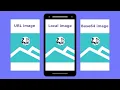Android studio imageview local - URL