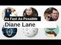 Diane Lane As Fast As Possible