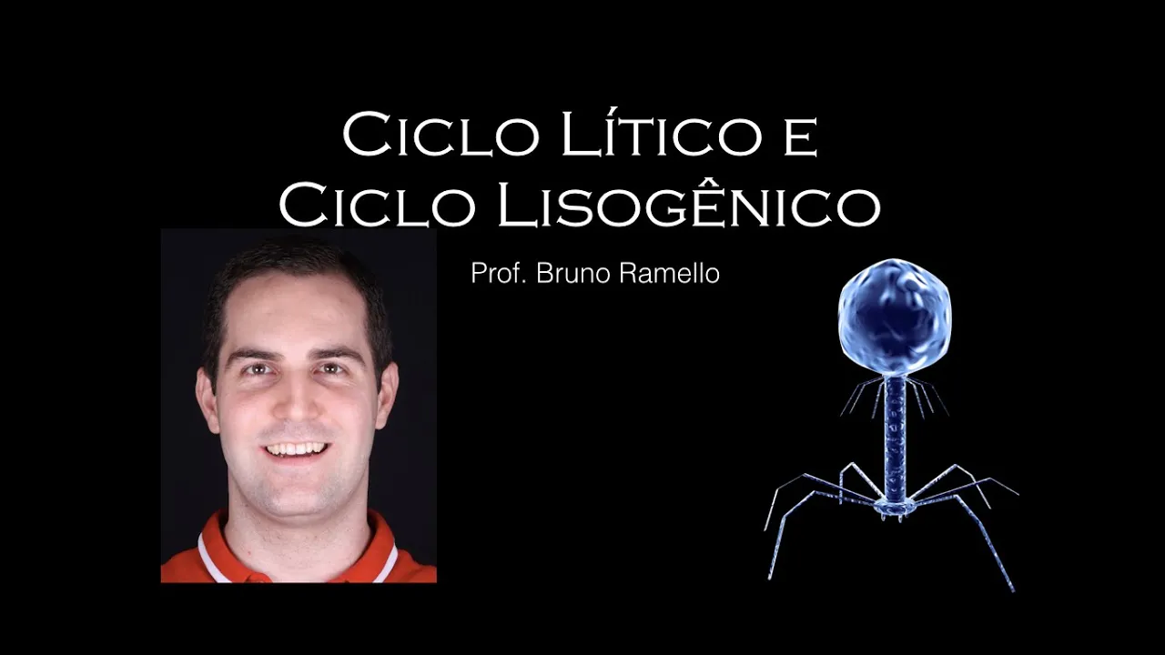 Reprodução dos Bacteriófago - Ciclo Lítico e Lisogênico - YES Biologia com Prof. Bruno Ramello