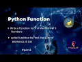 Python Function for Maximum of 3 Numbers and sum of elements in list Step-by-Step Coding Tutorial