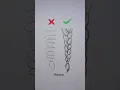 How to draw a braid
