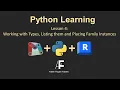Python in Dynamo-Lesson Working with Types Listing them and Placing Family Instances