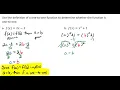 Use the Definition of One-to-One to Determine if a function is One-to-One