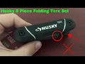 How To Use Husky 8 Piece Folding Torx Set Review
