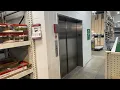 Riding The Abell Hydraulic Elevator at Menards at Night in Normal Illinois