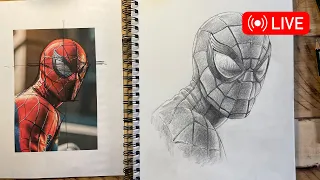 How to Draw Spider-Man 🔴 LIVE WORKSHOP