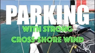 How to approach a beach or moorings  Catamaran and monohull   2