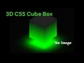 CSS 3D Glowing Cube Animation Effects Step-by-Step Tutorial for Stunning Visuals