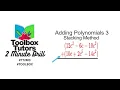 Combining Like Terms Example 3 Stacking Method